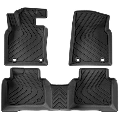 For Lexus ES300H Hybrid Floor Mats Trunk Mats All Weather Front Rear Cargo Liner Mat, Waterproof Anti-Slip Foot Pads Accessories