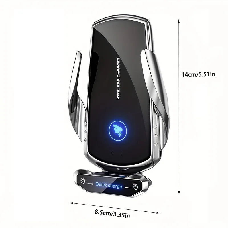 Wireless Charger Car Phone Holder Stand 15W Fast Charging Station For iPhone Xiaomi Samsung Huawei Magnetic Wireless Car Charger