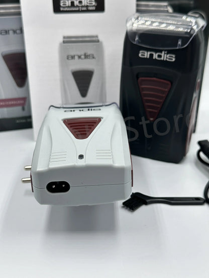 Original Andis 17170 Foil Lithium Titanium Shaver Smooth Shaving Cordless Shaver With Charger For Men Razor Bald Hair Clipper