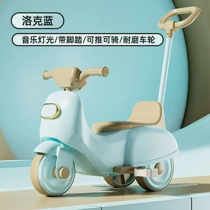 Multifunctional Children's Tricycle for 1-3 Years Old Kids, Pedal Gliding Balance Bike, Baby Push Car with Seat, Kids Scooter To