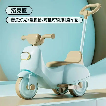 Multifunctional Children's Tricycle for 1-3 Years Old Kids, Pedal Gliding Balance Bike, Baby Push Car with Seat, Kids Scooter To