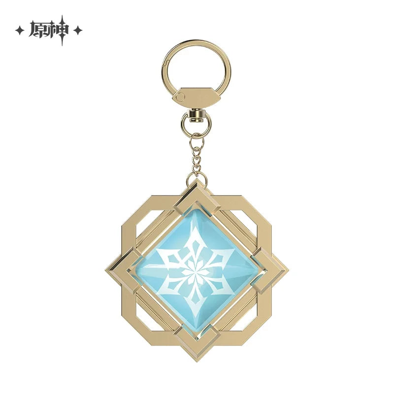 Sunsyea Genshin Impact Official Merch miHoYo Original Authentic Eyes of God Keychain Mondstadt Liyue Inazuma