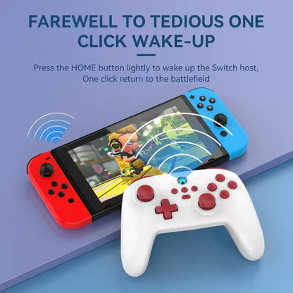 2026 New Switch Pro Wireless Gamepad For Nintendo Switch OLED Lite PC Steam Yuzu Bluetooth Joystick Controller Dual Vibration Tu
