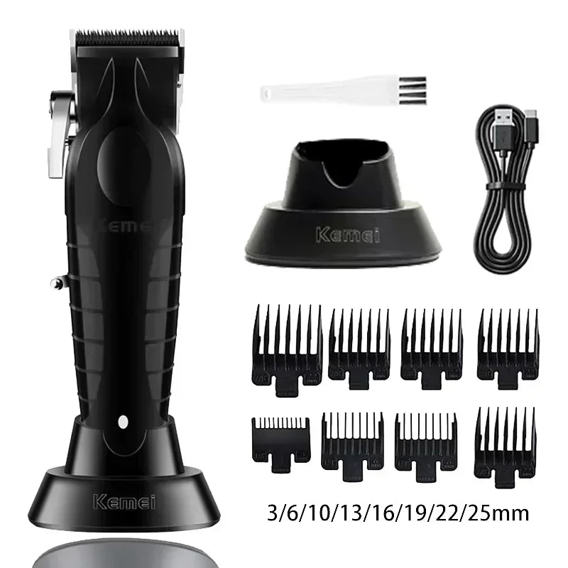 Kemei Hair Clipper Kit KM-2296 KM-2299 KM-1102 Men's Electric Hair Trimmer Machine Professional Hair Cutting Machine for Men