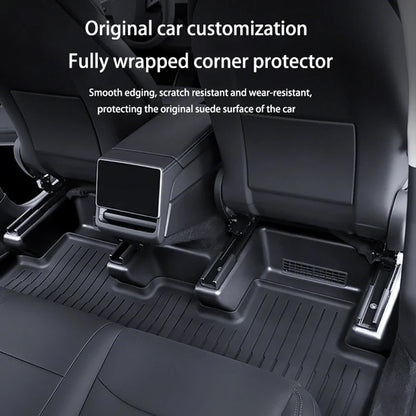 Underseat Protector Seat Track Cover for Tesla Model Y Juniper 2025 2026 Seat Slide Rail Pad Guard Anti-Kick Pad Accessories