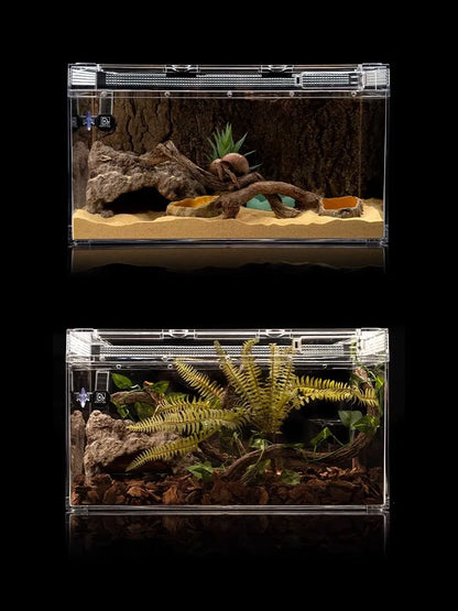 Reptile Shop Simulation Rock Cave Design Pet Lizard Gecko Spider Hideout House Climbing Frog Snake Cave Durable Plastic Pet S...
