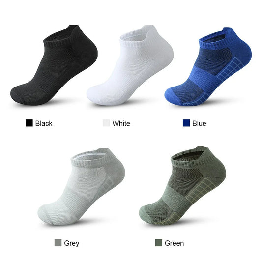 10/20 Pairs Ankle Socks Men Women Breathable Mesh Cotton Socks Running Sports Solid Color Boat Socks Couple Student Ear thletic