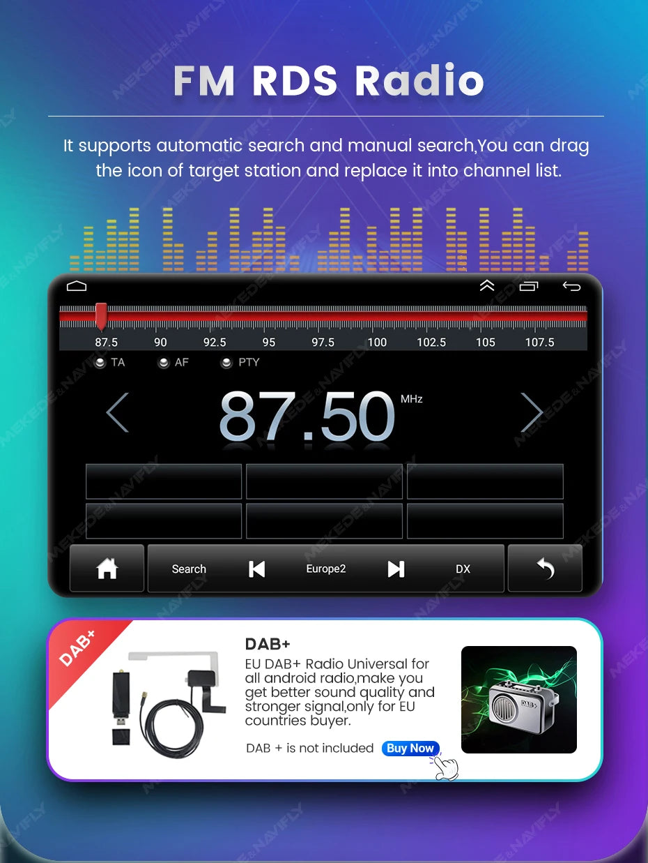 MEKEDE Android Autoradio For Volkswagen Passat b6 b7 golf 5 6 Polo Jetta Skoda Car Radio Multimedia PlayerGPS WiFi RDS Carplay