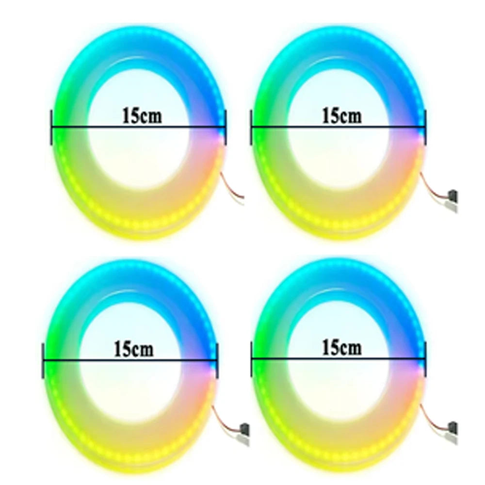 Dual Zone Full Colors LED Ambient Light Accessories Symphony Streamer 3wires 3pins Main control box speakers 35/75/110cm strips