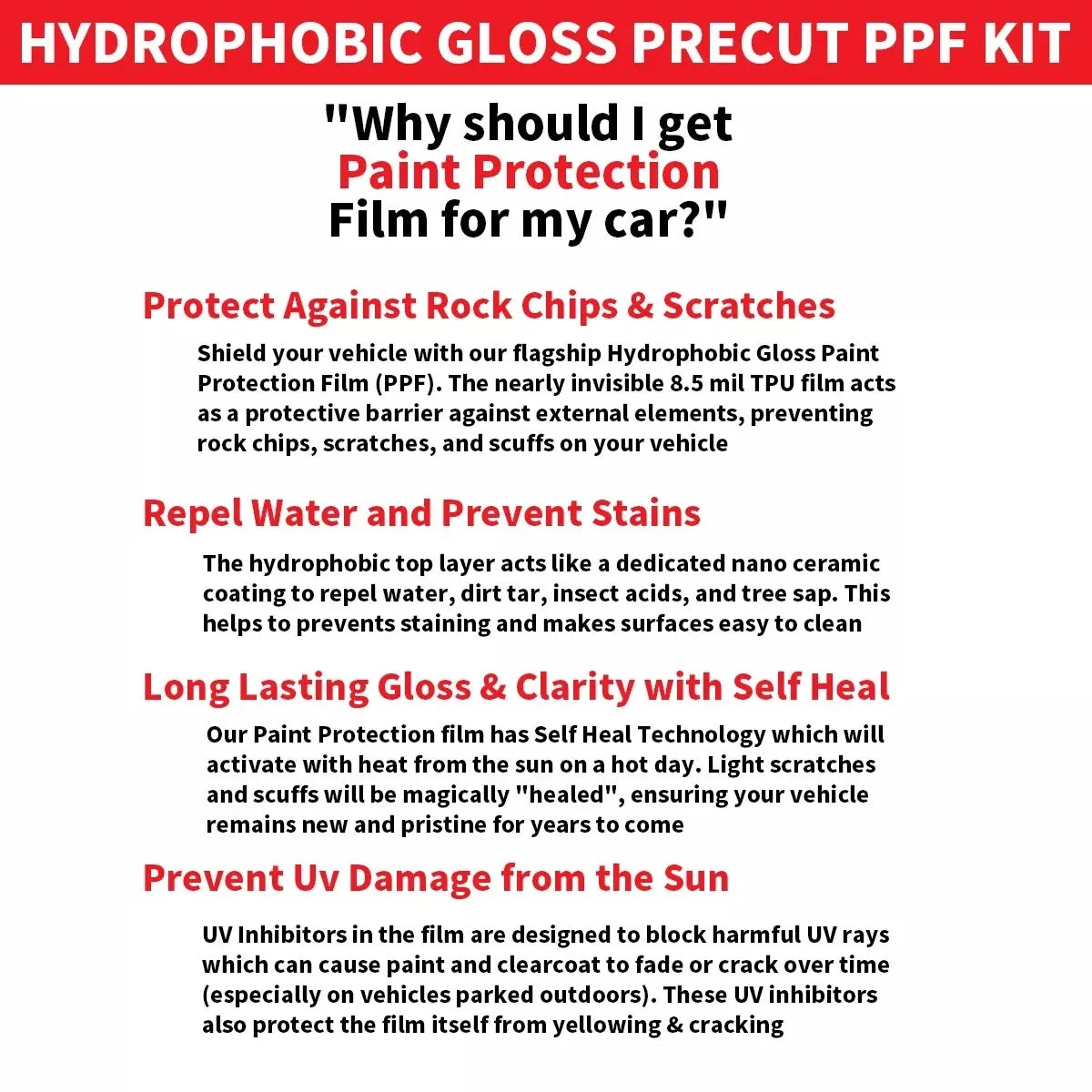 Car Precut PPF Paint Protection Film Full Vehicle For GMC Hummer EV Edition 1 Pickup 2022-2026 8.5mil Clear Bra Self-Healing TPU