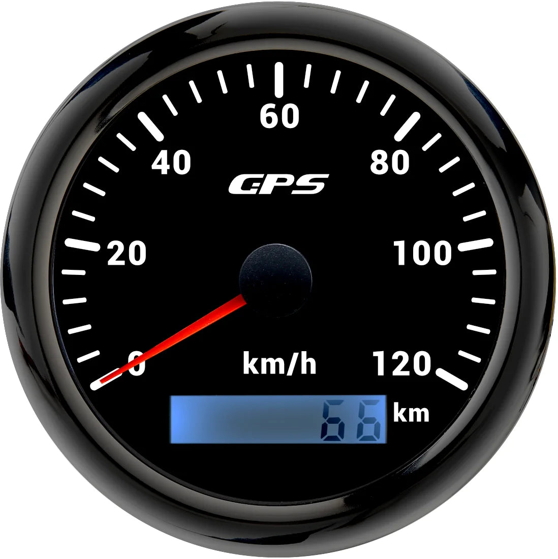 Universal 85MM GPS Speedometer Gauge 7 Color LED Backlight For Motorcycle Marine Boat Truck 60 Kmh 200 Kmh Speed Gauge Meter