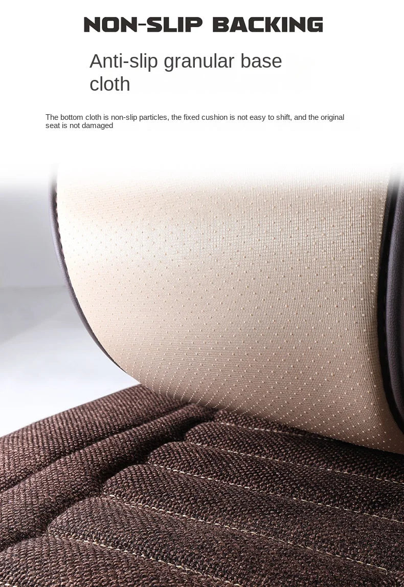 Universal Linen Car Seat Cover Four Season Auto Flax Comfortable Breathable Anti-Slip Covers Cushion SUV Car Seat Protection