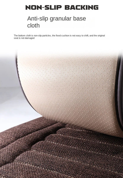 Universal Linen Car Seat Cover Four Season Auto Flax Comfortable Breathable Anti-Slip Covers Cushion SUV Car Seat Protection