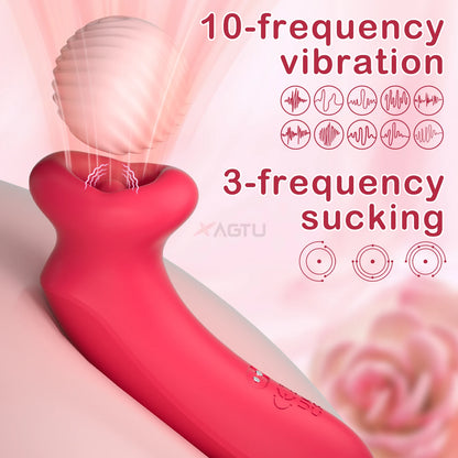 Sucking Vibrator Clitoral Clit Sucker for Women Female Powerful Vacuum Suction Nipples Anal Stimulator Massager Adult Sex Toys