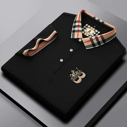 Exquisite Pony Embroidered Comfortable Polo Shirt Fashion Men's Brand Hot Selling Breathable Short Sleeves in the Summer of 2026