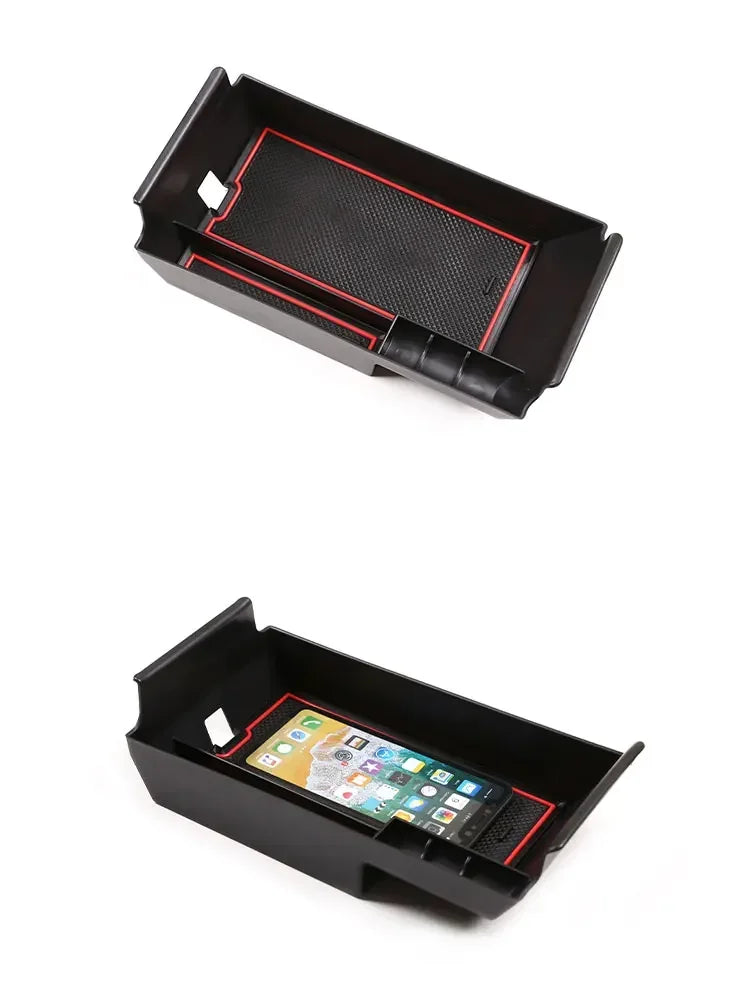 Weizhida For Mercedes Benz C Class W206 2022-2025 ABS Car Central Control Armrest Box Storage Box Cell Phone Box Car Accessories