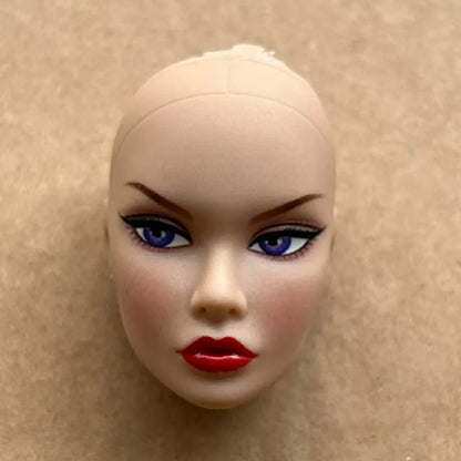 Poppy Good Makeup Head With Beige Yoga Slim Doll Body 1/6 Doll Figures Collective Toys Colorful Hair Doll Heads