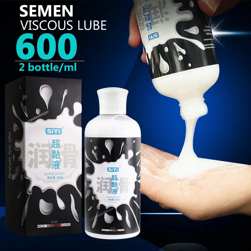 Imitation Semen Lubricant Love Gel Water Based Lube for Men Women Lubricants Gay Vaginal Anal Lubricantion Oil Adult Sex Toys