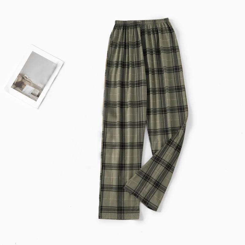 Pajama Pants Men's Pants Autumn and Winter 2025 New Loose Pants Printed Spring & Fall Home Pants
