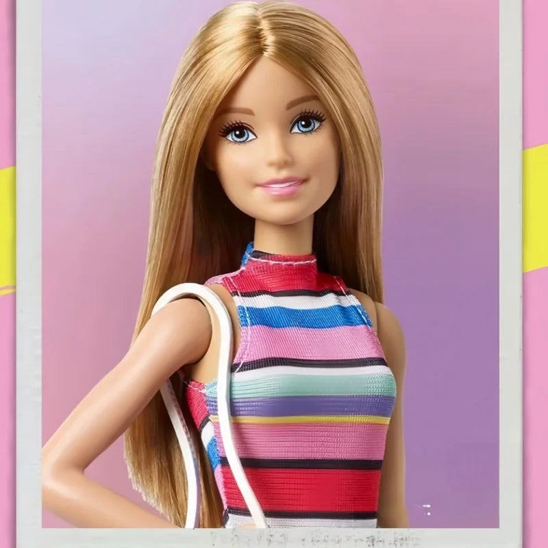 Barbie Mabuli Traveler Toy Set for Girls Authentic Pretend Play Educational Fun Dolls Collection Birthday Gift for Children