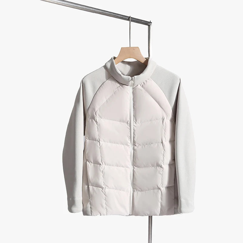 High-quality, Fashionable, Cool, Versatile, Trendy Casual Men's Clothing, Warm Stand-up Collar Short Down Jacket