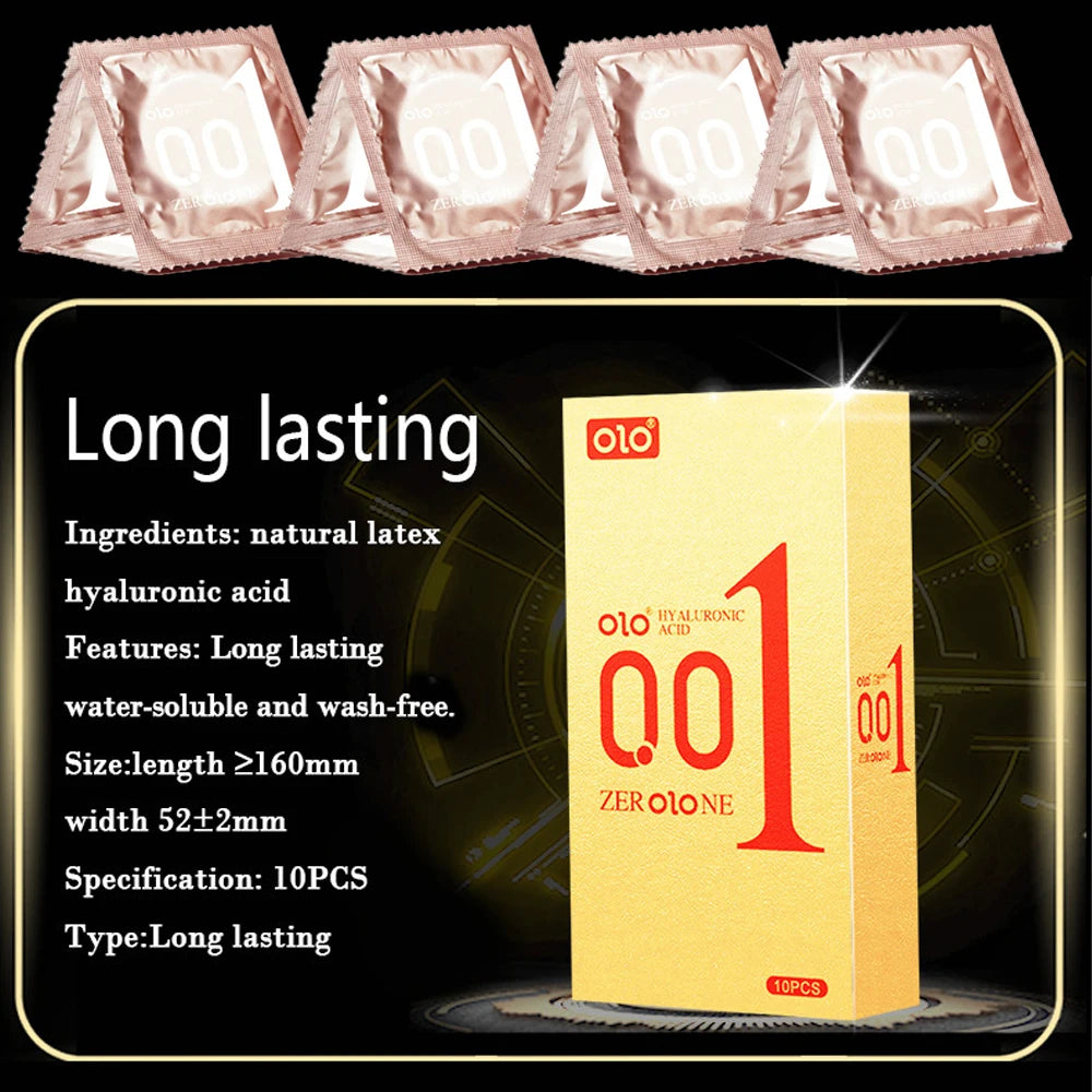100pcs Condoms Hyaluronic Acid Penis Sleeve Lubricante Sexual Natual Latex Презервативы Health Safer Sex Products Adult 18+