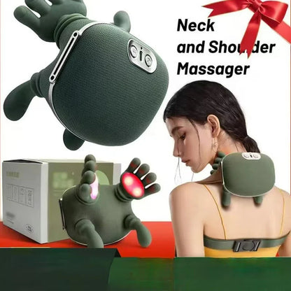 Electric Shiatsu Massager, 8 Deep Tissue Massage Nodes, 3 Modes Combo, Relieve Muscle Fatigue in Neck Shoulder Back