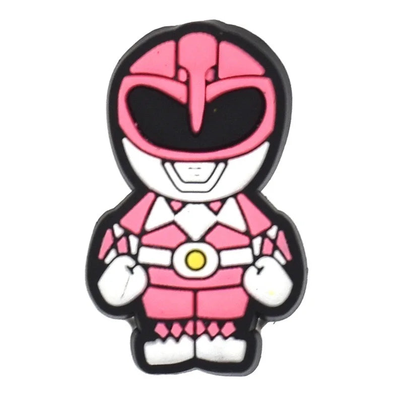 17-100pcs Cartoon Animation Team Shoe Charms PVC DIY Shoes Decoration Sandal Accessories Buckle for Kids Man Party Gifts