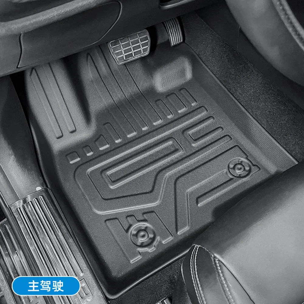 For BAIC BJ30 2024 2025 Car Floor Mats Trunk Mat Waterproof TPE Carpet Cargo Liner All Weather Mats Floor Liner Backrest LHD