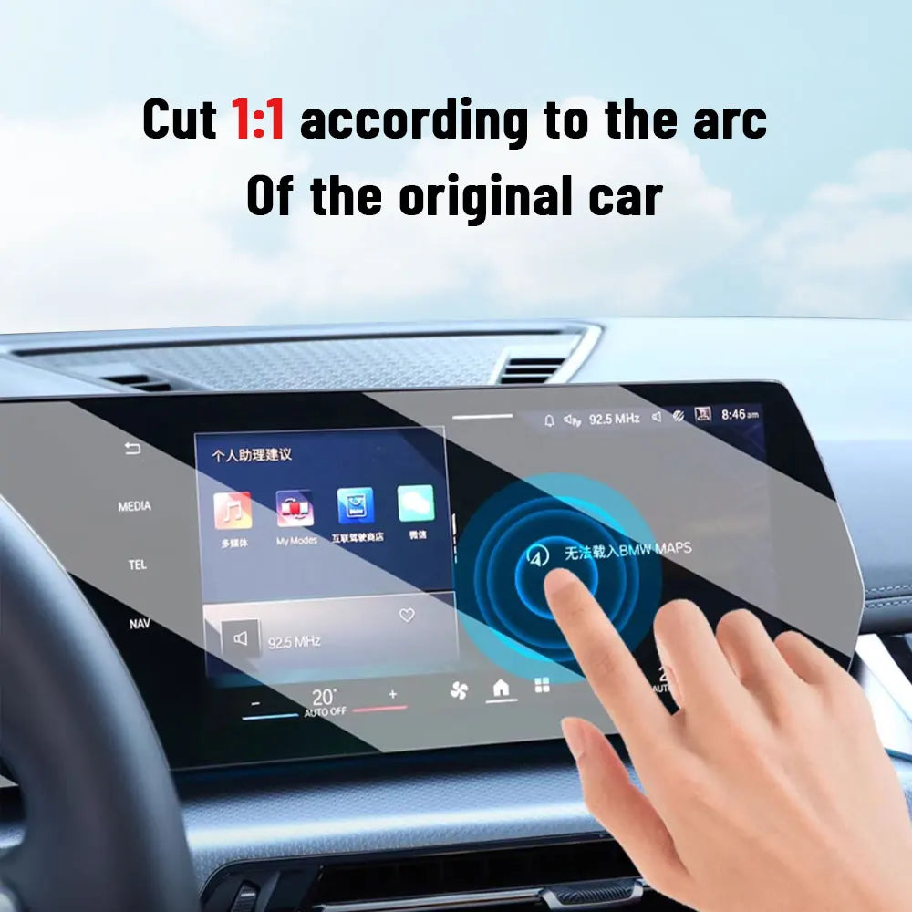 For LEAPMOTOR C10 2024 2025 Auto Central Control interior Protection Film Screen TPU Navigation Anti Scratch Navigation Sticker