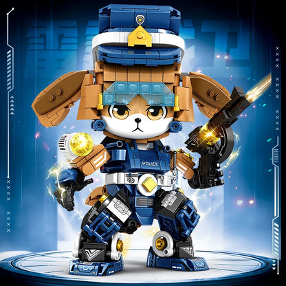 2025 New Model Mechanical Panda & Zodiac Building Blocks Gift Set - 12-in-1 Articulated Animal Toys for Birthday Christmas Gifts