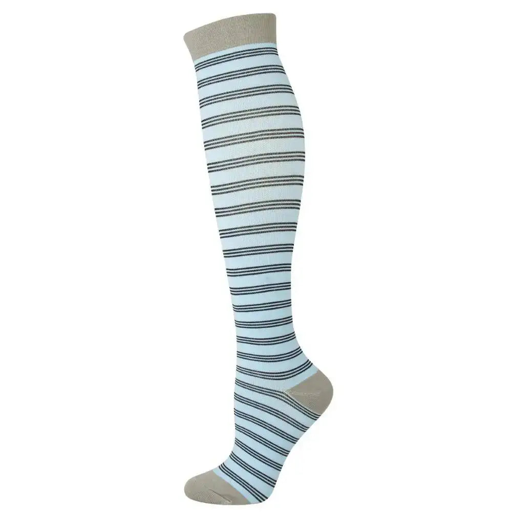 Sport Compression Stockings Funny Pattern Halloween ballon Dot Leg Pressure Running Cycling Multi Color Compress Socks