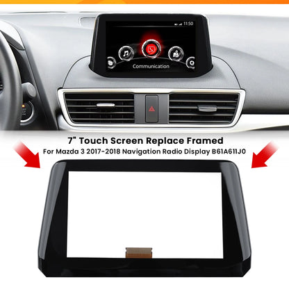 B61A611J0 7 inch Touch Screen for Mazda 3 Axela 2017-2018 TM070RDH03-00 Navigation Player Display Touch Screen Digitizer