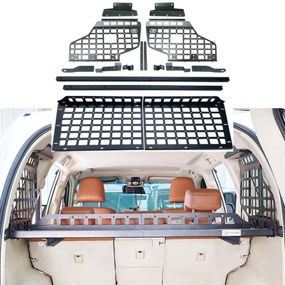 CGZ Molle Panels Fit for Toyota Land Cruiser Prado J150 / Lexus GX460 2010-2022 Rear Trunk Cargo Shelf Storage Organizer Racks