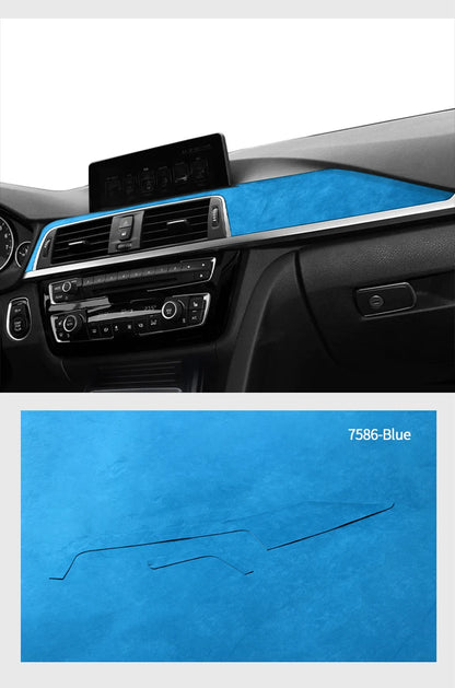 Made of Alcantara For BMW F30 F32 F34 Center Console Dashboard and Instrument Panel Trim Sticker Car Interior Tuning Accessories