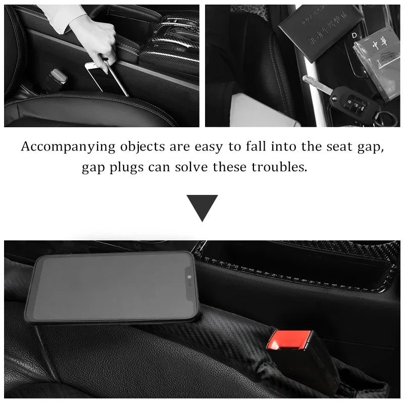 Car Seat Gap Plug Strip Filler Padding Leakproof Pads For Ford Focus Edge mk2 MK3 Mondeo MK4 Fiesta Ecosport Kuga ST Accessories