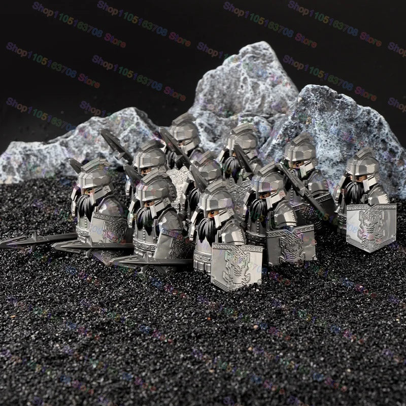 Medieval Knights Building Blocks Warrior Soldiers Crusaders Hospital Teutonic Knight Legion Figures Block Toys Accessories