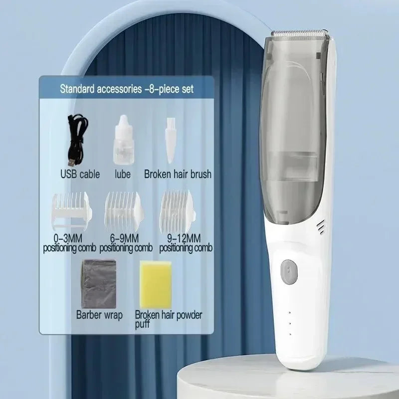 Household Hair Absorbing Electric Hair Clipper Waterproof Safe Razor Baby Children Hair Cutter Family Grooming Haircut Tool