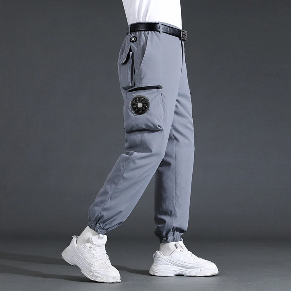 New Summer Air Conditioner Pants Men's High Temperature Work Anti-Sunlight Refrigeration Air Conditioning Pants Outdoor Workwear