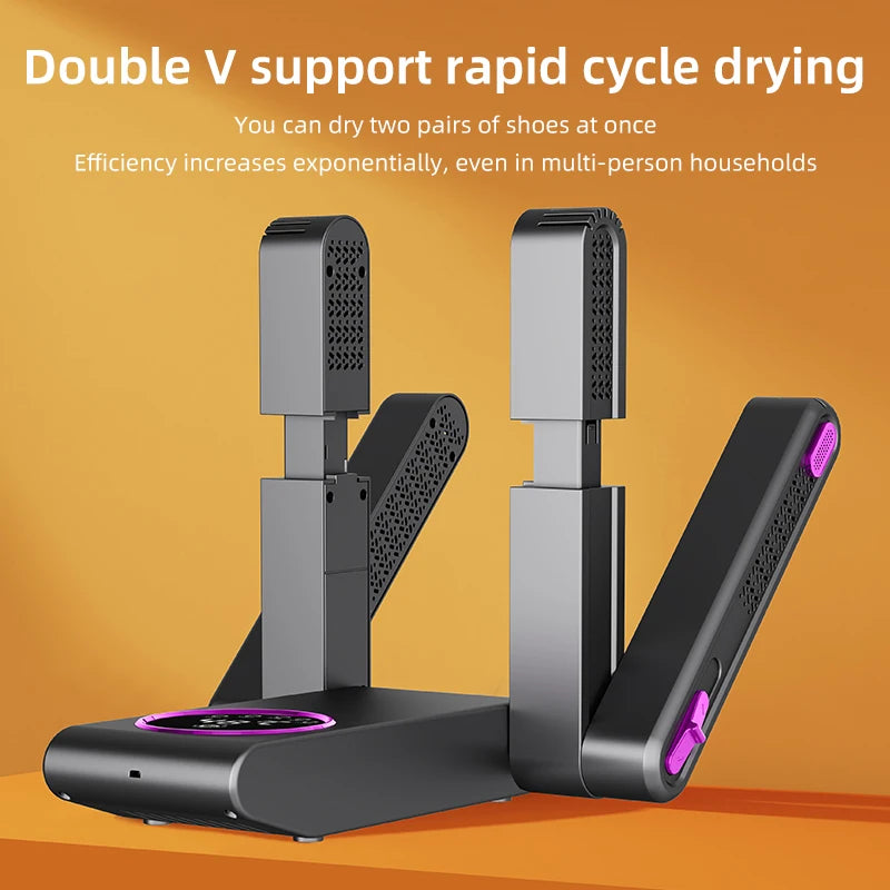 2026 Intelligent Electric Shoe Dryer Timer Adjustable Dryer Quick Drying Deodorizing Sterilizing Shoe Dryer Shoe Warmer Heater