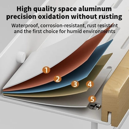 Wall-Mounted Kitchen Spice Storage Rack Multi-Functional Countertop Seasoning Storage Rack Household Multi-Layer Corner Rack