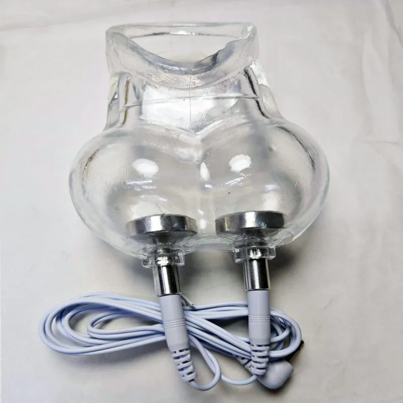 Electroshock Defensa E stim Host Electric Shock Penis Plug Cockring Chastity Cage Anal Plug Nipple Clamp E-stim Bdsm Toy for Sex