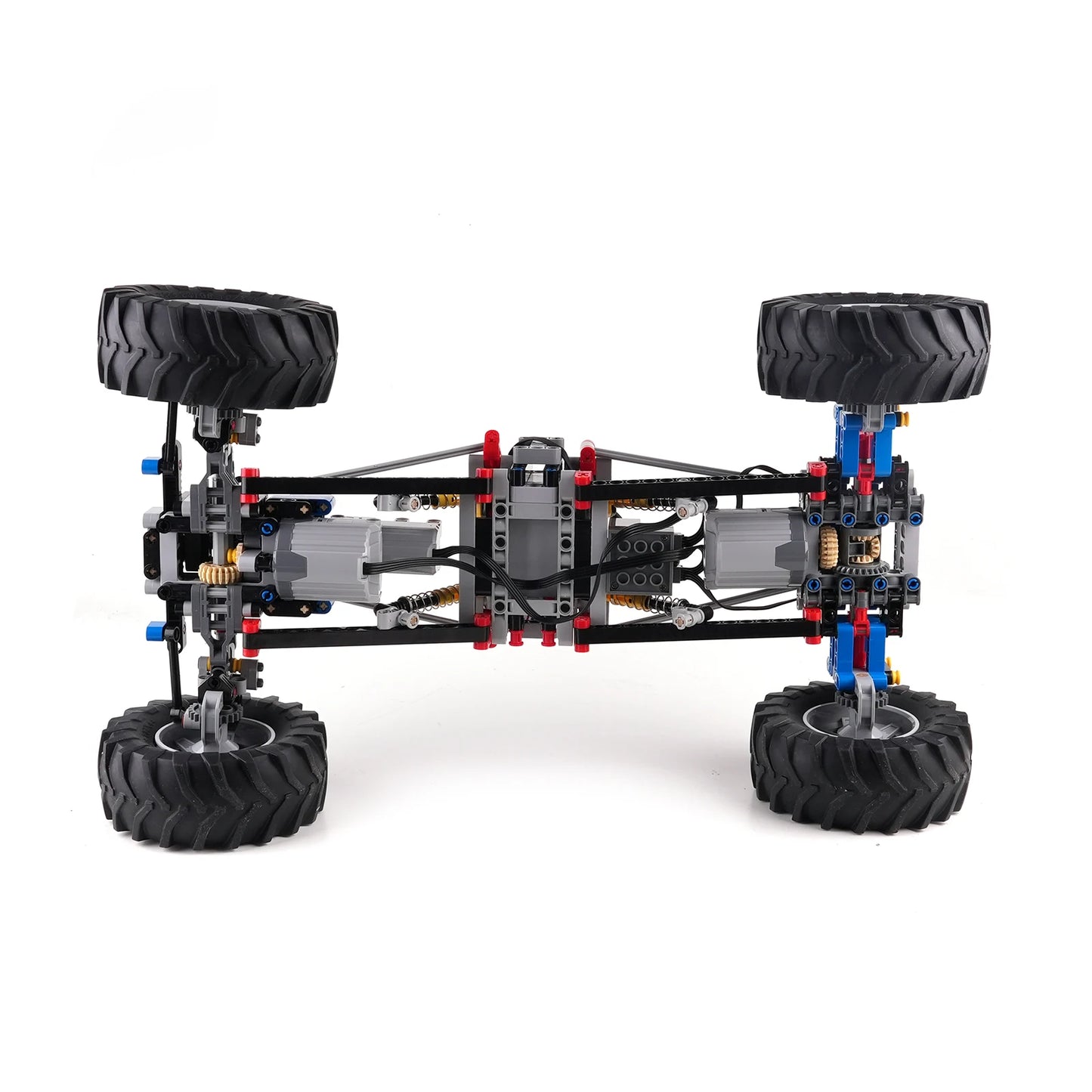 Four-wheel Drive Vehicle Chassis Technology Building Blocks Boys Compatible RC Motor Assembly Car Puzzle MOC Bricks Toys Gifts
