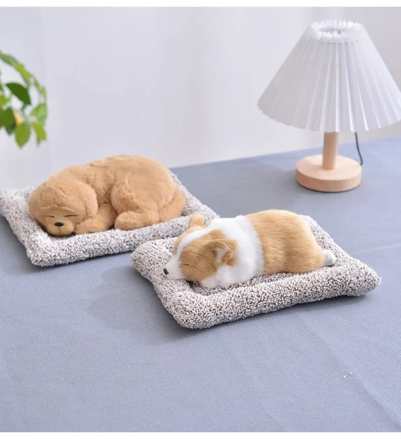 Car Activated Carbon Car Interior Decoration Simulation Dog Center Console Car Supplies Bamboo Charcoal Dog Doll Ornaments