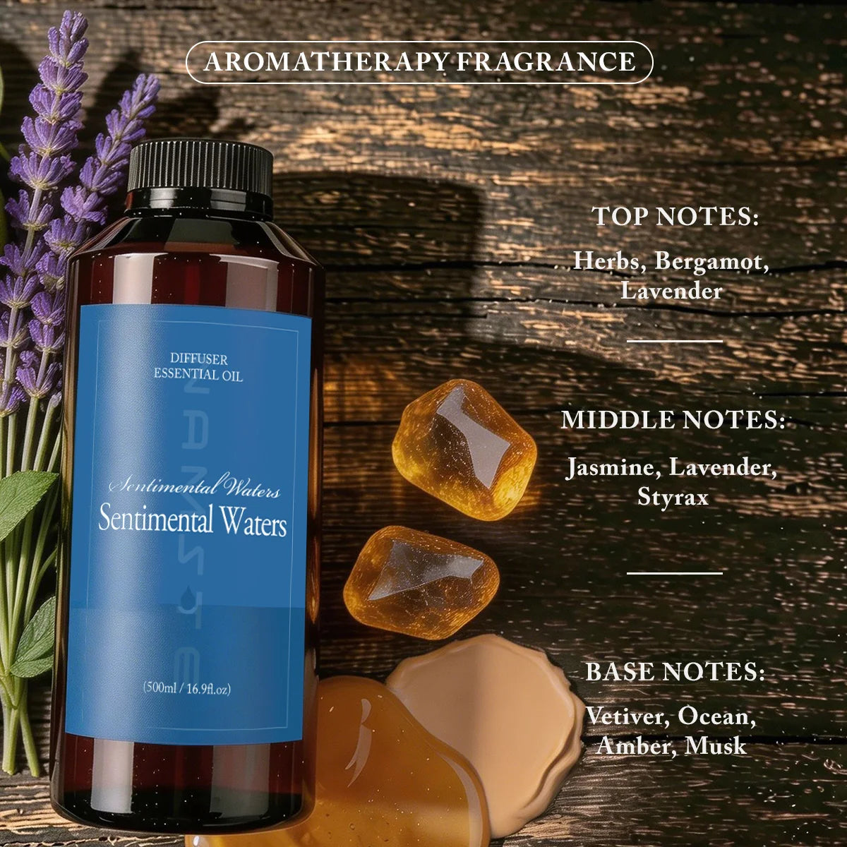 NAMSTE 500ML Essential Oil Aroma Oil for Humidifier Scent Aromatherapy Fragrance Long Lasting Fragrance Oil Home Hotel SPA New