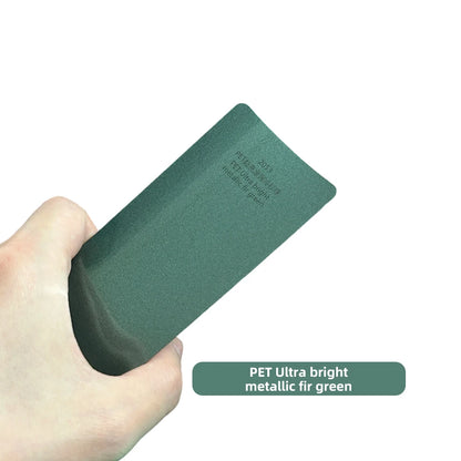 Super Bright Metallic Fir Green Full Car Wrap Vinyl PVC PET Auto Body Sticker Color Changing Film Roll Paint Protection 1.52X18M