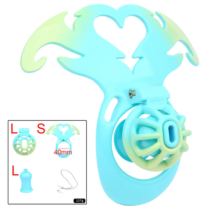 LICKER ABS Ventilate Chastity Cages Penis Bondage Cock Lock With Loyalty Belt BDSM Sex Toys For Men Gay Sissy Erotic Accessories