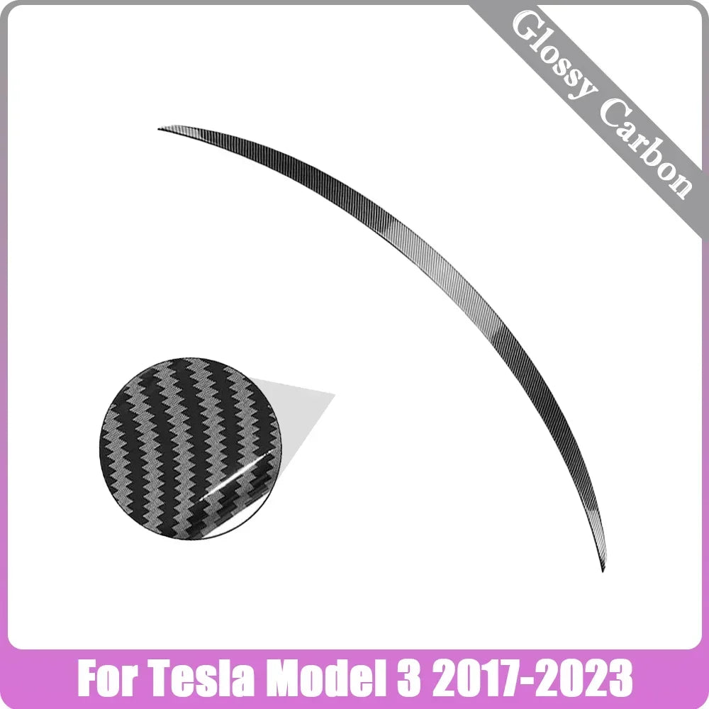 XVIP Rear Trunk Spoiler For Tesla Model Y 21-24 For Model 3 17-23 Highland 2024 Carbon Fiber ABS Wing Car Exterior Accessories
