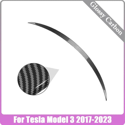 XVIP Rear Trunk Spoiler For Tesla Model Y 21-24 For Model 3 17-23 Highland 2024 Carbon Fiber ABS Wing Car Exterior Accessories