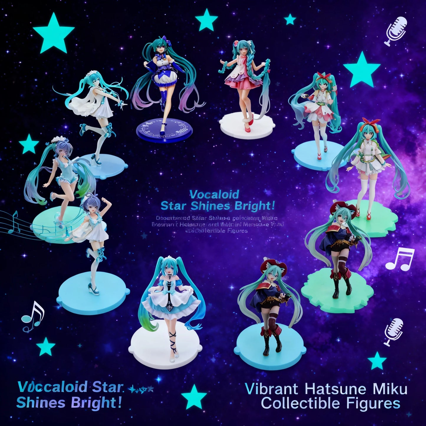 Hatsune Miku Future Anime Figure Vocaloid Kawaii Collectible Statue Model Desktop Decor Otaku Gift Doll Japanese Fans